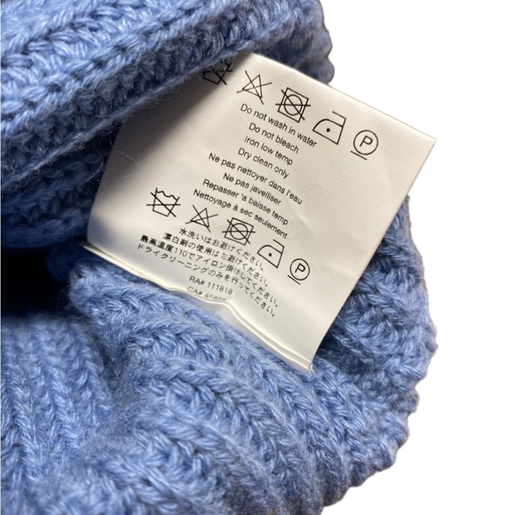 MICHAEL KORS COLLECTION Cashmere Asymmetric Hem Shaker Crewneck Sweater - Picture 9 of 16